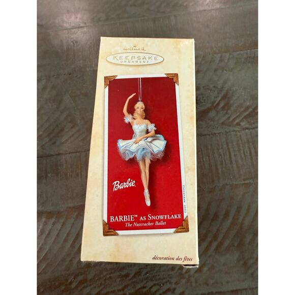 Barbie 2002 Hallmark Keepsake Ornament "Snowflake" The Nutcracker Ballet NIB - Picture 2 of 7